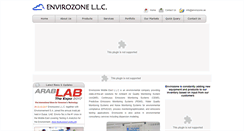 Desktop Screenshot of envirozone.ae